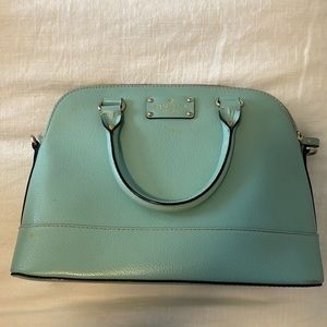 Kate spade leather bag blue
